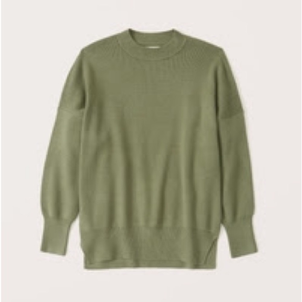 Abercrombie luxeloft crew oversized sweater